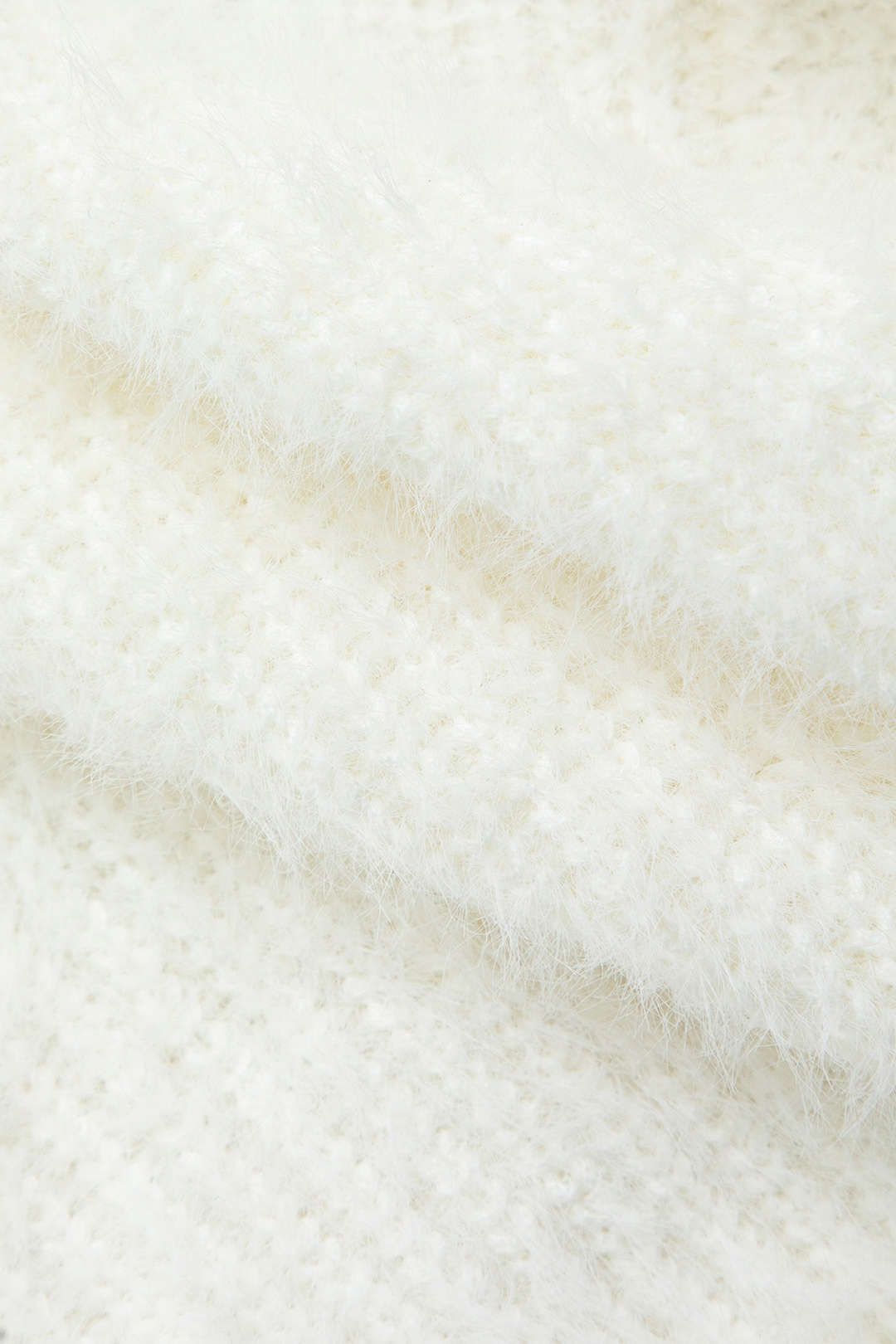 Fuzzy V-neck Wrap Tie Back Crop Cardigan sold by Micas product image thumbnail 5