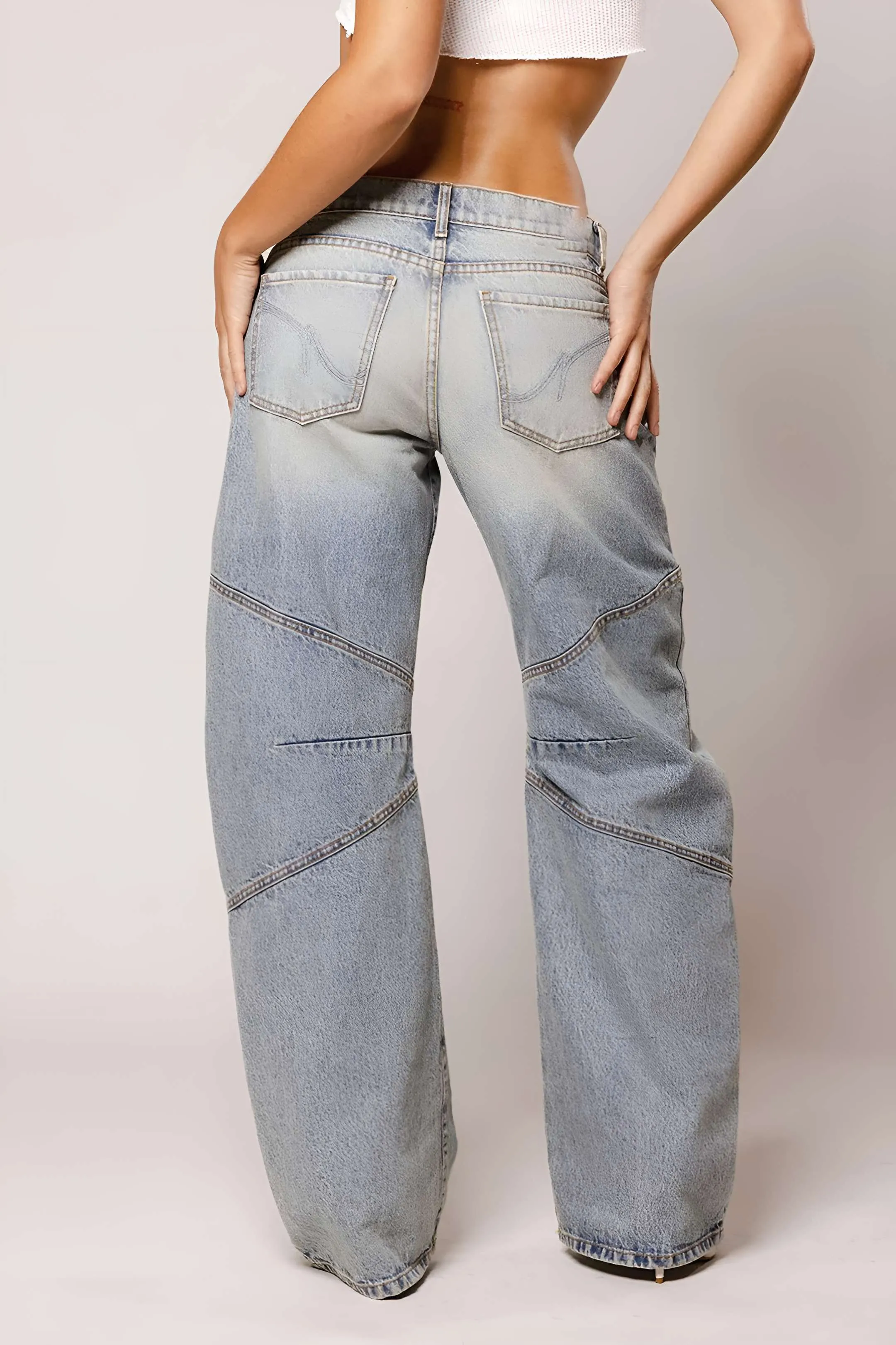 Distressed Wide Leg Jeans sold by Micas product image thumbnail 2