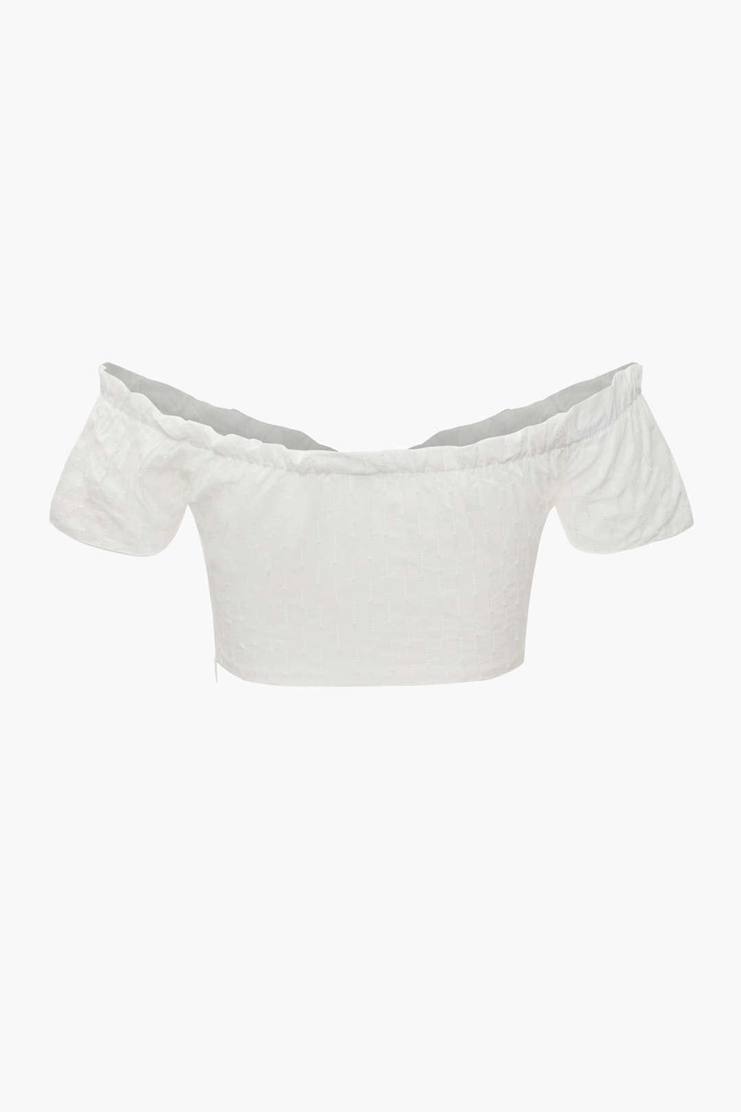 Off-Shoulder Crop Top And Elastic Waist Pants Set sold by Micas product image thumbnail 4