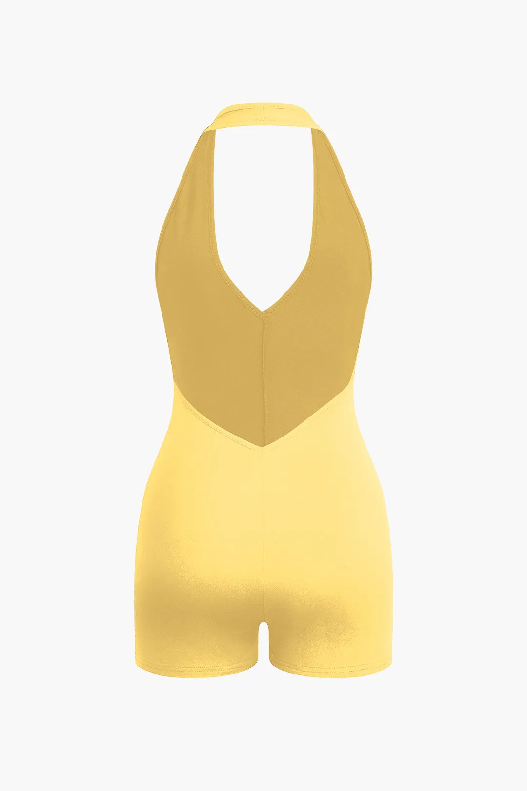 Halter V-Neck Backless Romper sold by Micas product image thumbnail 5