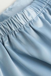 Satin Midi Skirt With Elastic Waistband sold by Micas