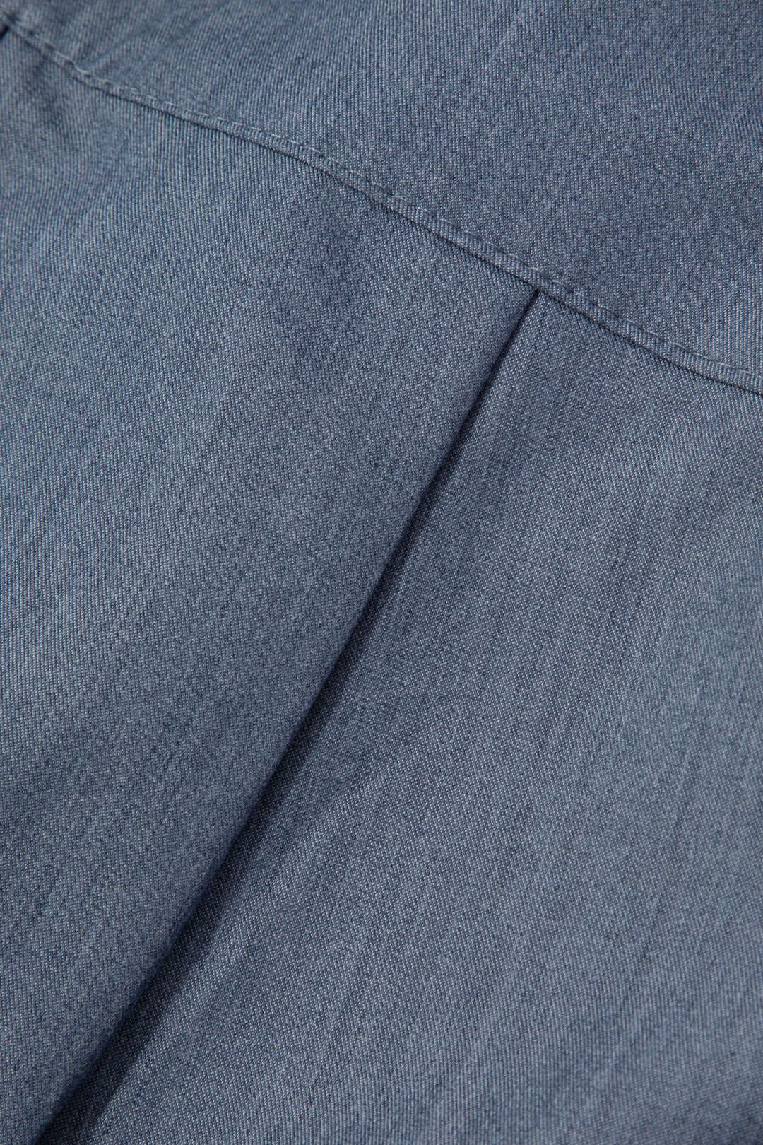 Low Rise Contrast Waistband Pleated Wide Leg Pants sold by Micas product image thumbnail 4