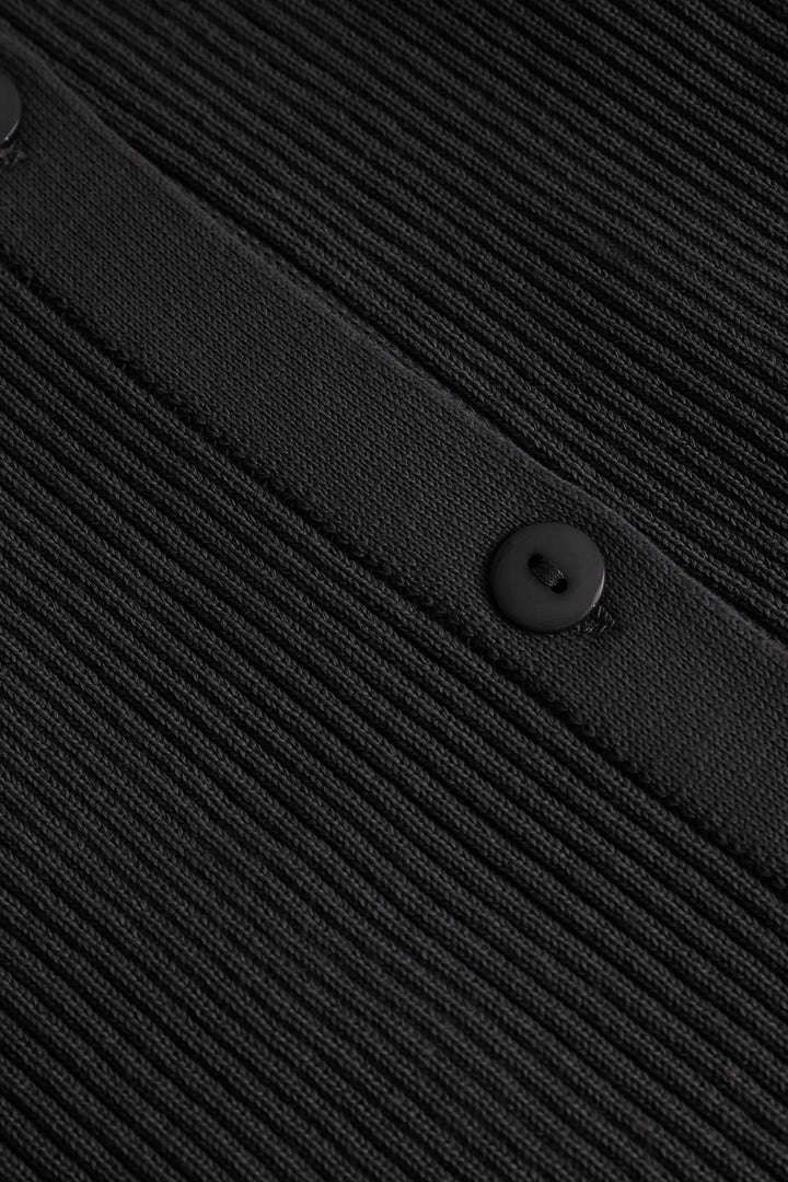 Ribbed V-neck Button Down Cami Midi Dress sold by Micas product image thumbnail 4