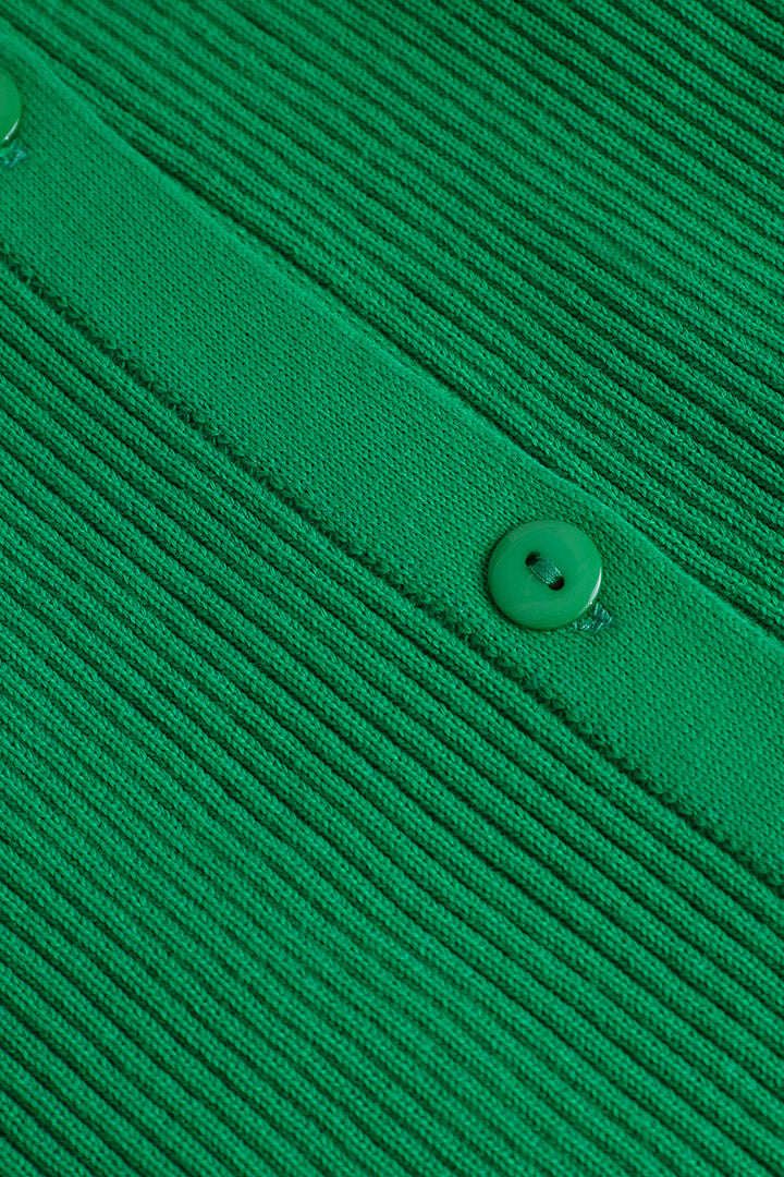 Ribbed V-neck Button Down Cami Midi Dress sold by Micas product image thumbnail 8