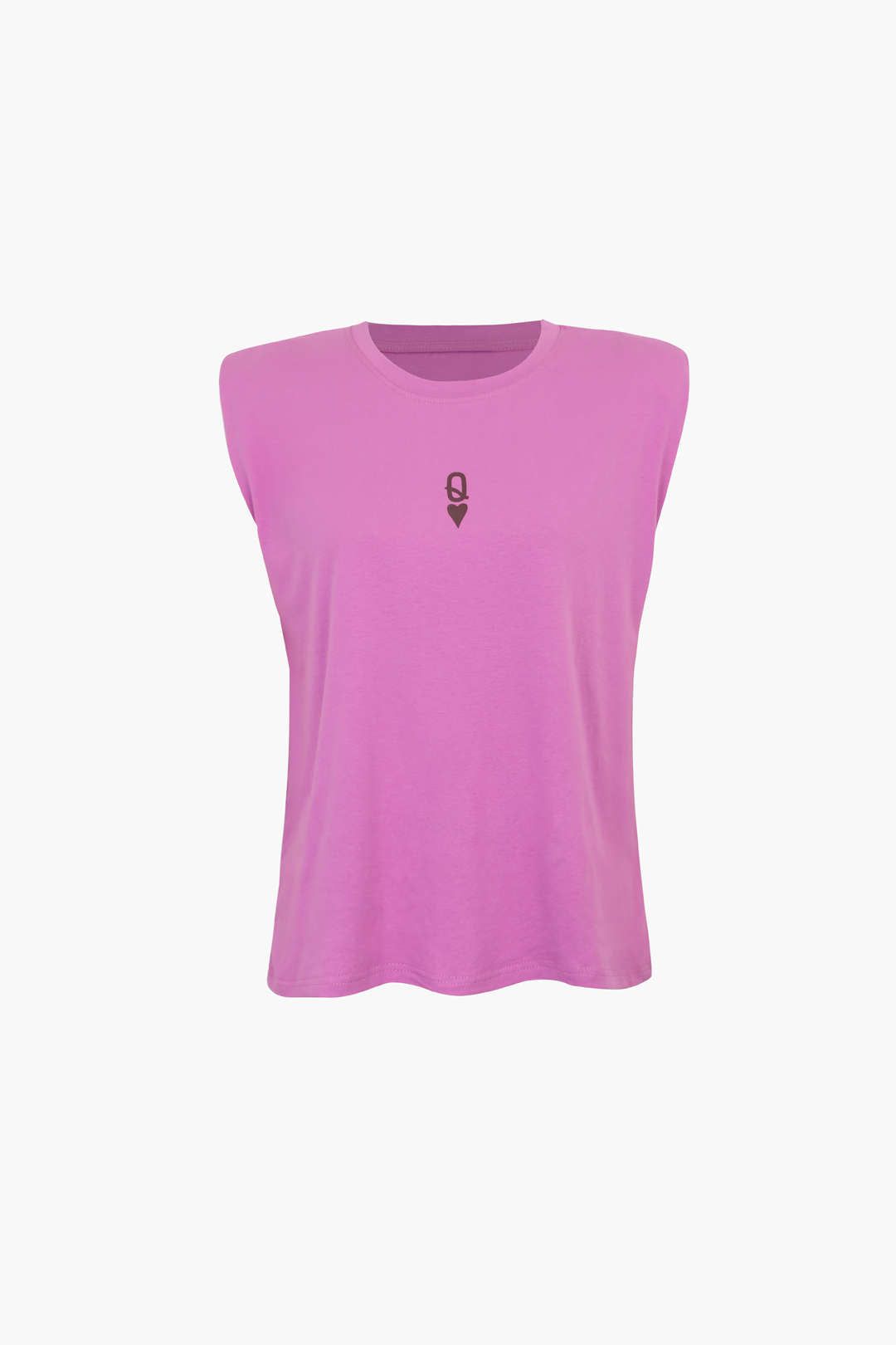 Letter Q Graphic Knot Hem T-Shirt sold by Micas product image thumbnail 2