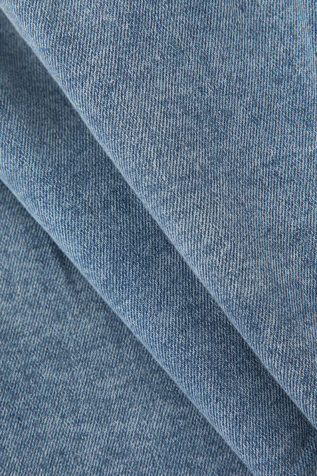 Denim Side Tie Tank Top And Wrap Mini Skirt Set sold by Micas product image thumbnail 7