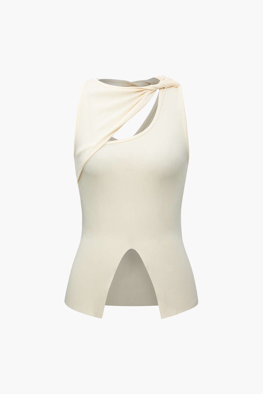 Asymmetrical Twist Tank Top And Cut Out Skirt Set sold by Micas product image thumbnail 2