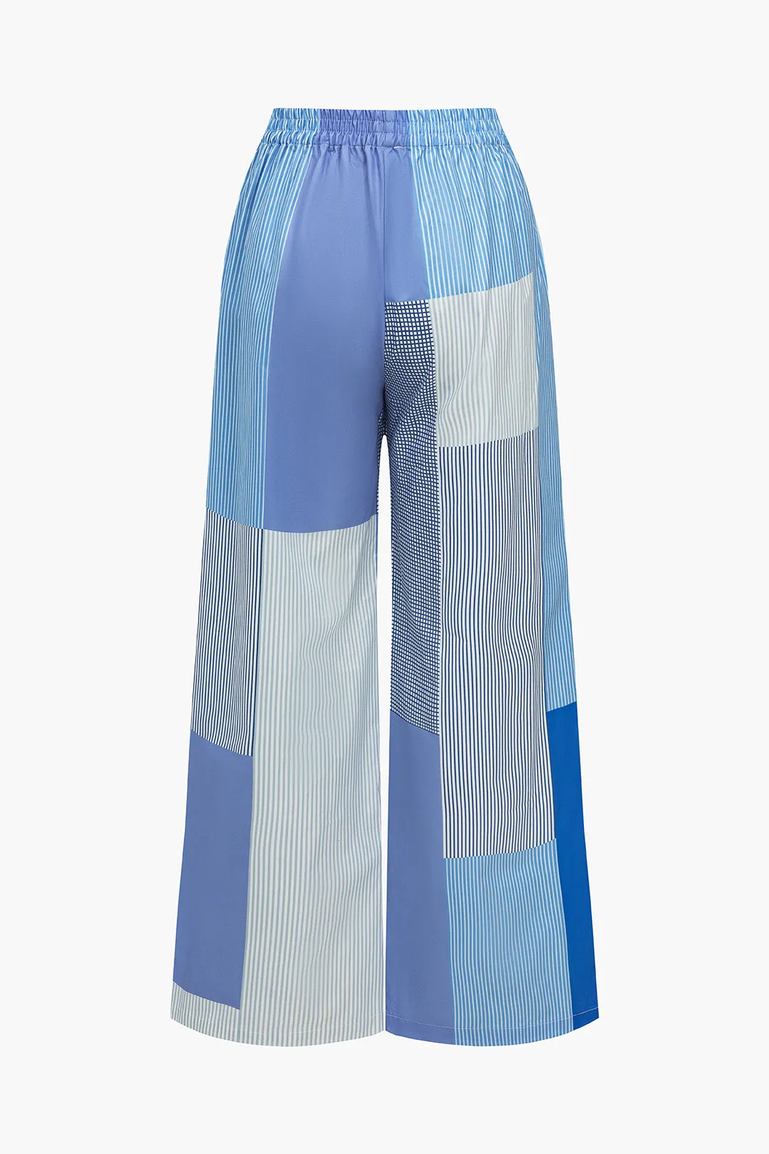 Stripe print elastiske bukser sold by Micas product image thumbnail 2