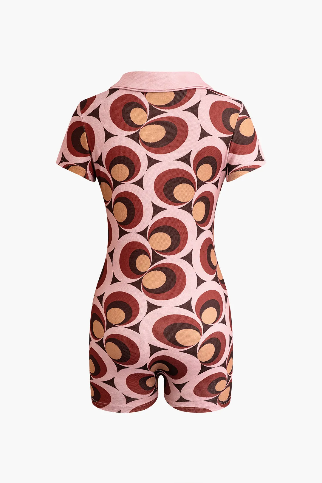 Strikket kortærmet bukser med geometrisk tryk sold by Micas product image thumbnail 2