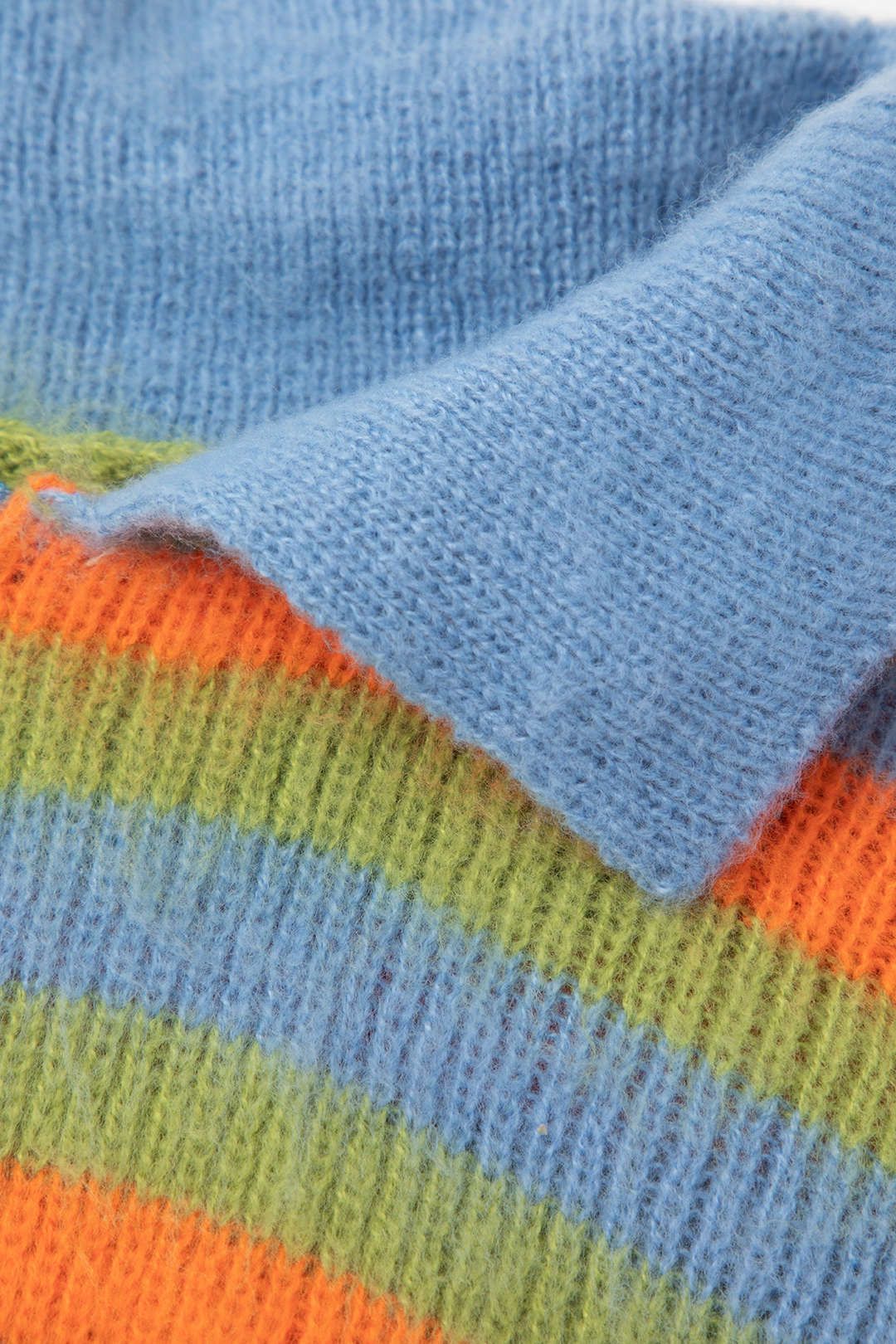 Multicolored Stripe Knit Cardigan sold by Micas product image thumbnail 4