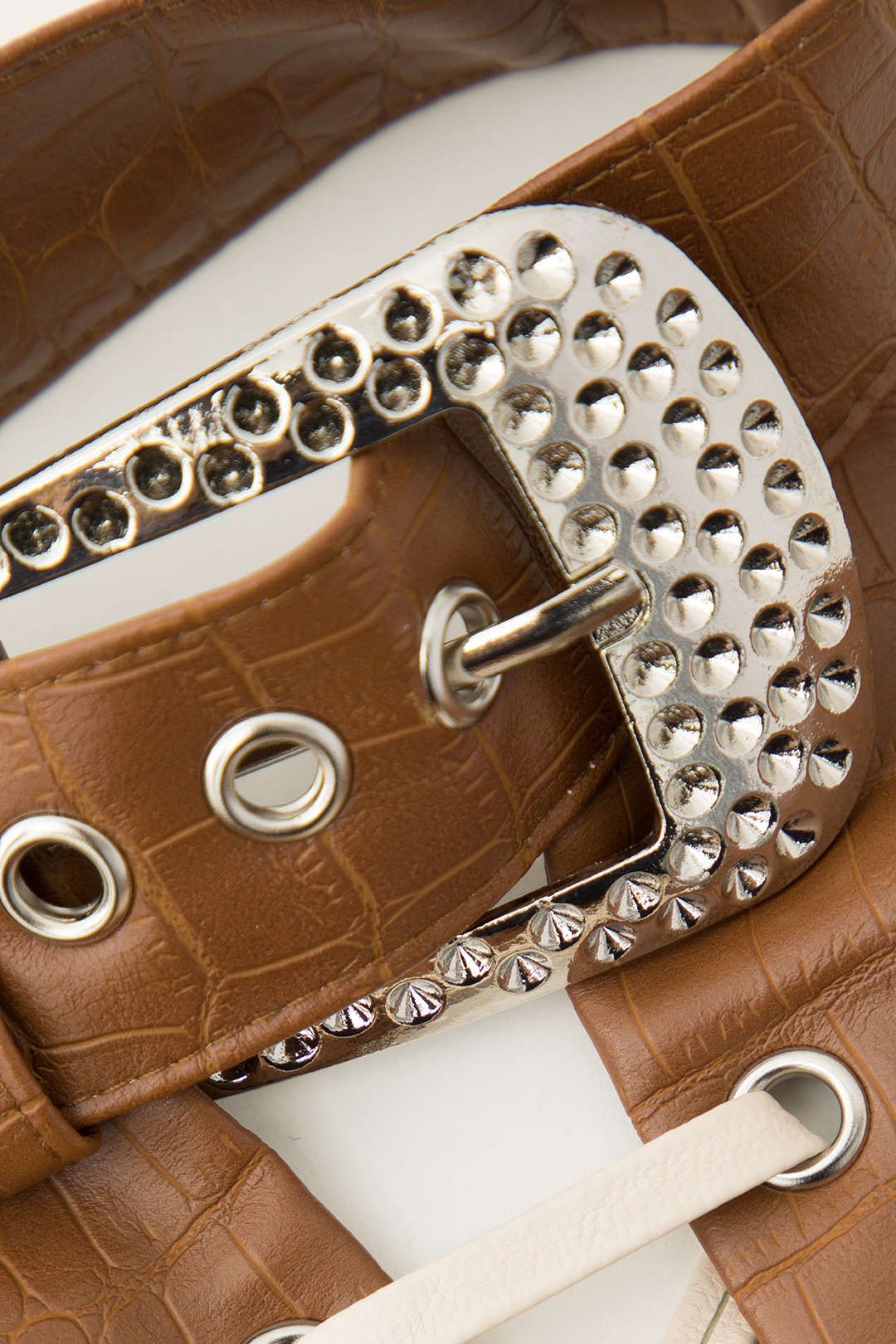 Faux Leather Halter Lace-up Cami Top sold by Micas product image thumbnail 4