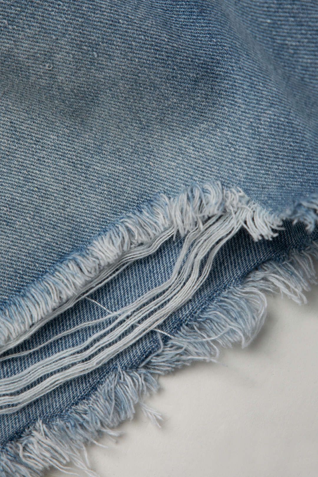 Frayed Hem Denim Shorts sold by Micas product image thumbnail 3