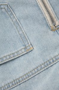Double Waist Denim Mini Skirt sold by Micas