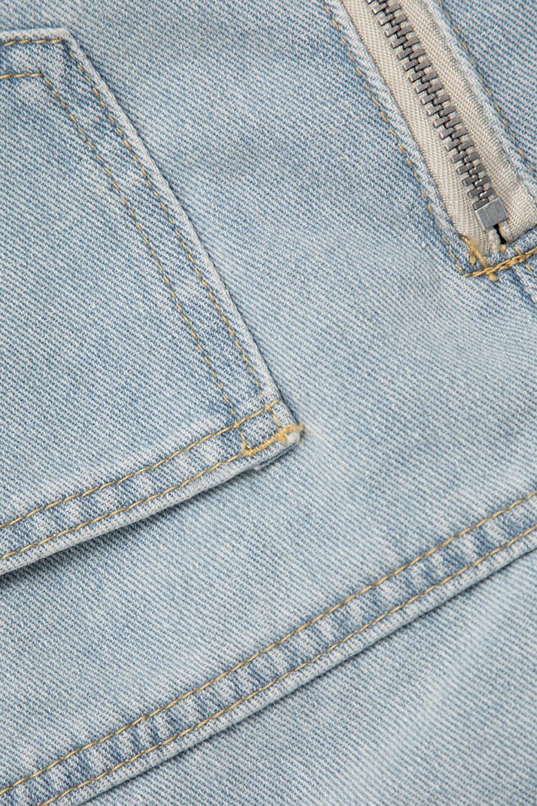 Double Waist Denim Mini Skirt sold by Micas product image thumbnail 5