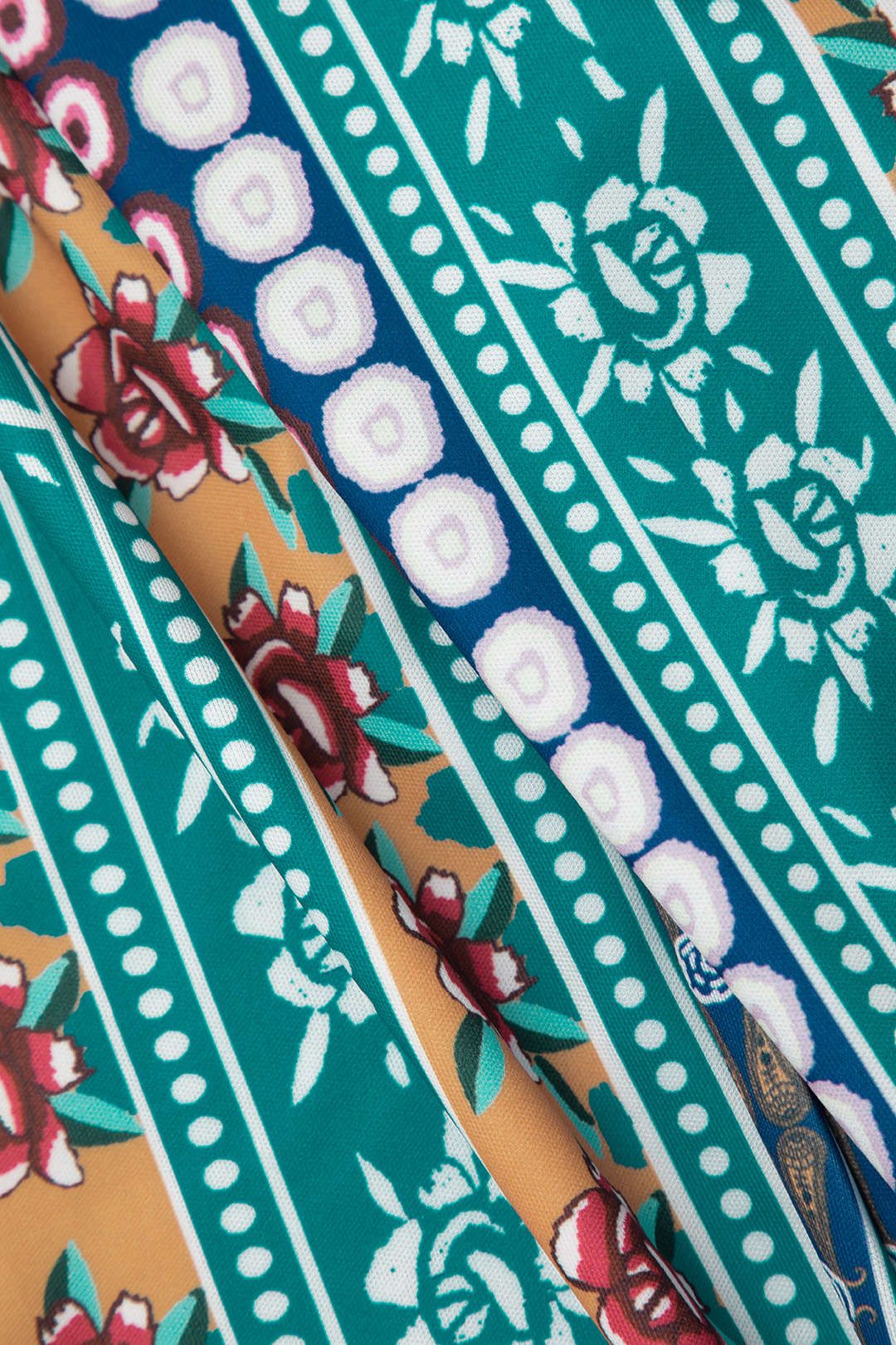 Floral Print High Waisted Flare Leg Pants sold by Micas product image thumbnail 3