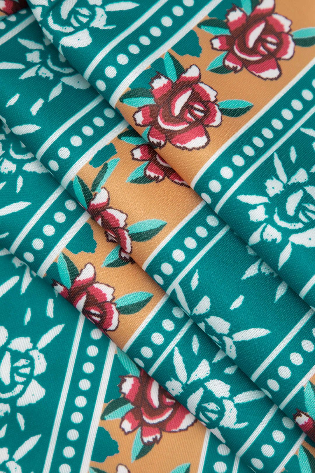 Floral Print High Waisted Flare Leg Pants sold by Micas product image thumbnail 4