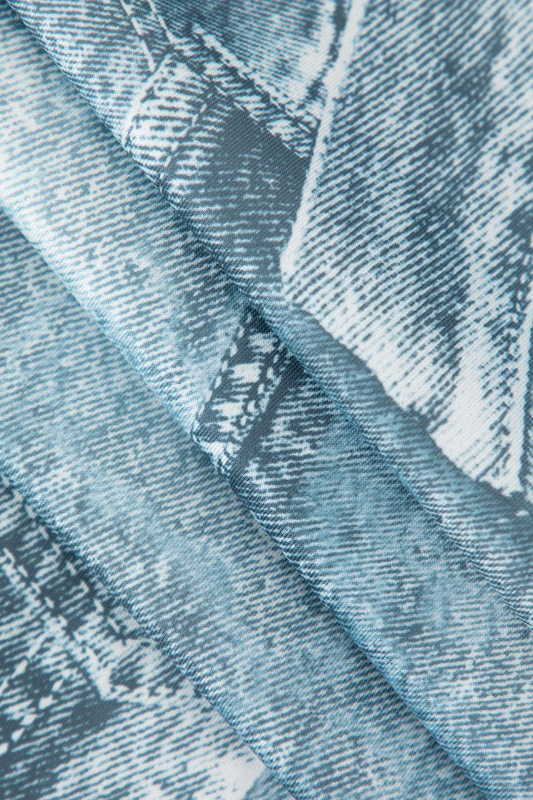 Denim Print Strapless Bodycon Mini Dress sold by Micas product image thumbnail 4