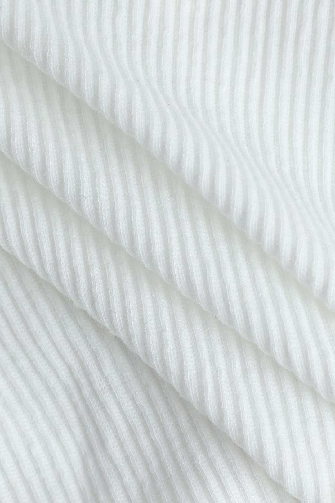 Ribbed Twist Front Crop T-Shirt sold by Micas product image thumbnail 4