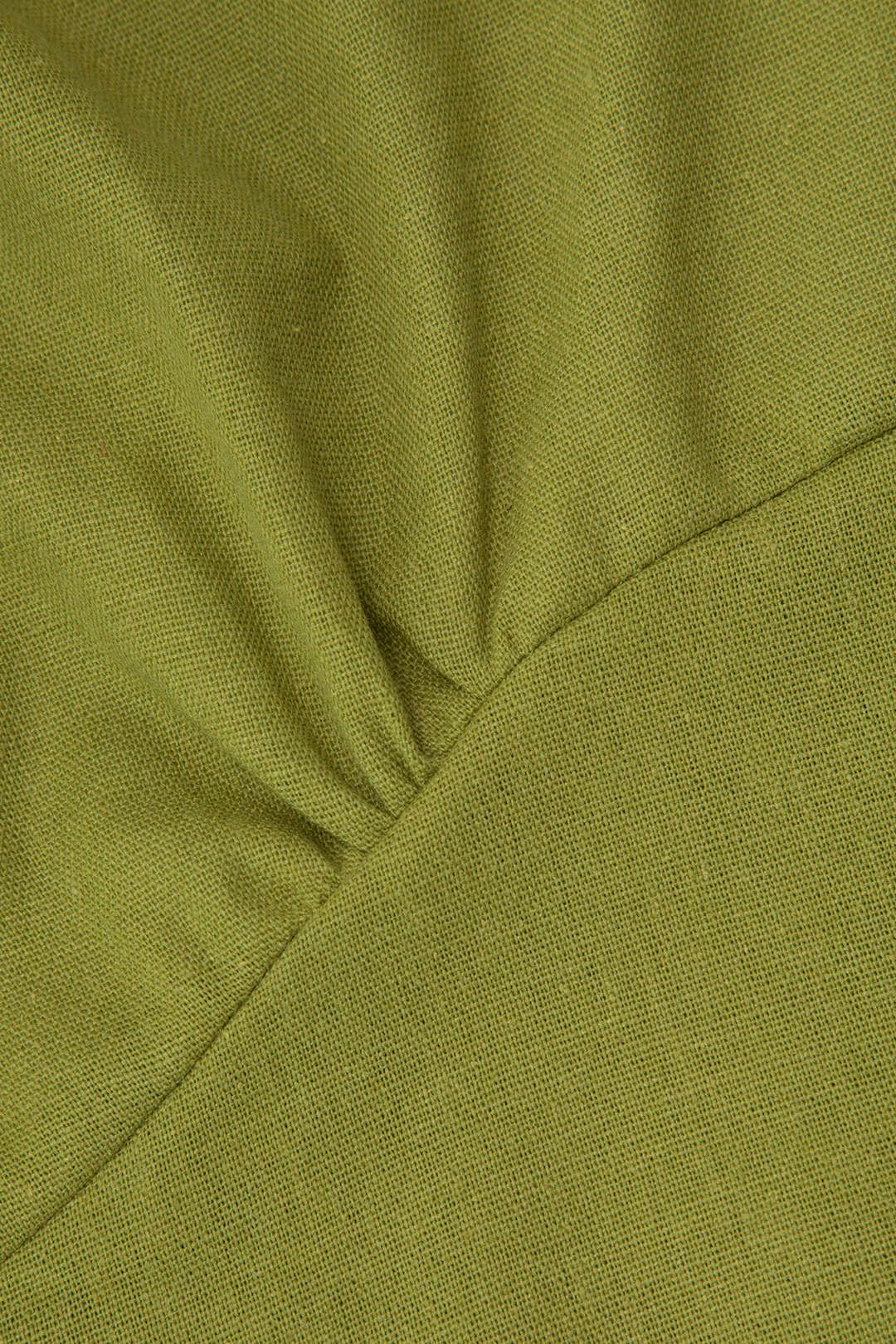 Tie Back Linen Crop Blouse sold by Micas product image thumbnail 4