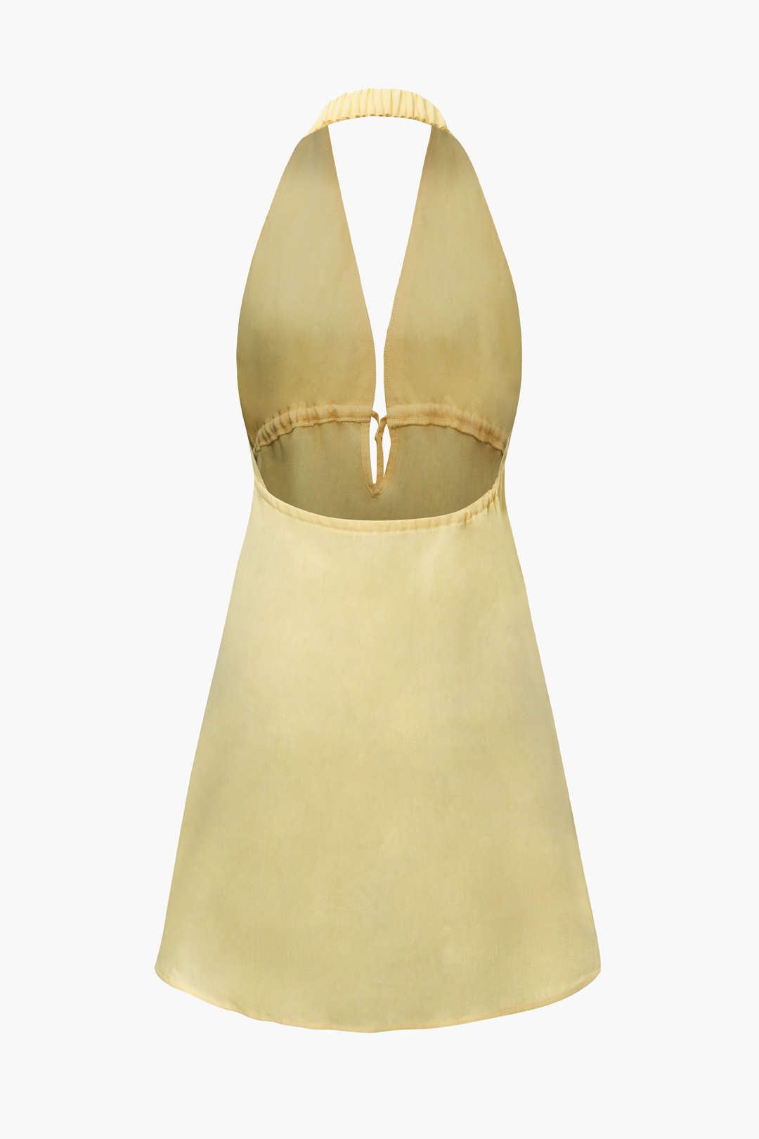 Tie Front Halter Mini Dress sold by Micas product image thumbnail 3