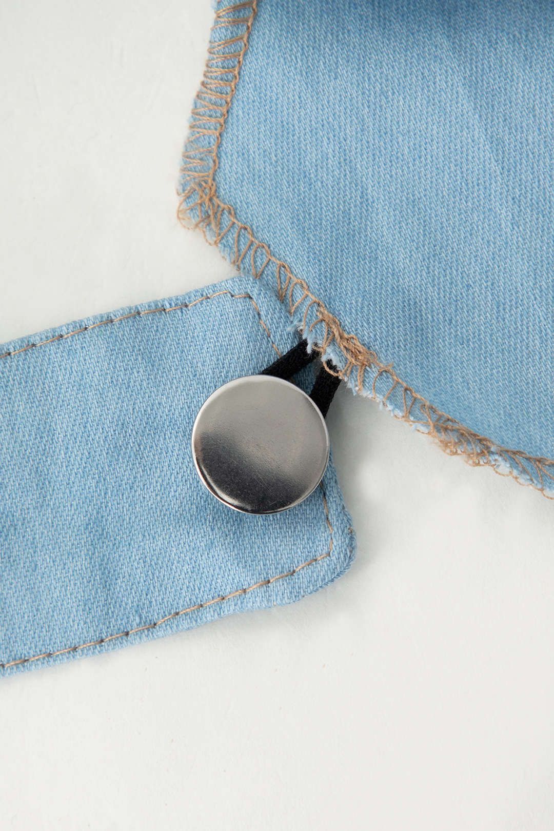 Asymmetrical V-Hem Denim Cami Top sold by Micas product image thumbnail 3