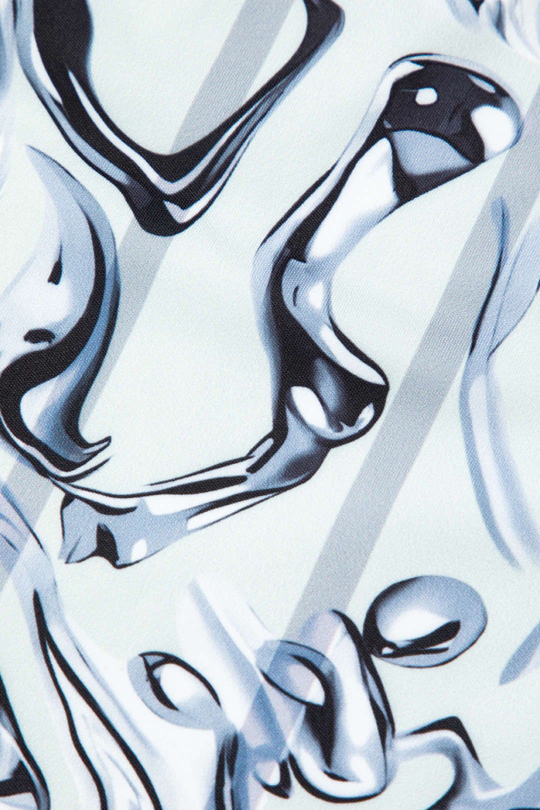 Printed Crew Neck Long Sleeve Crop Top sold by Micas product image thumbnail 4