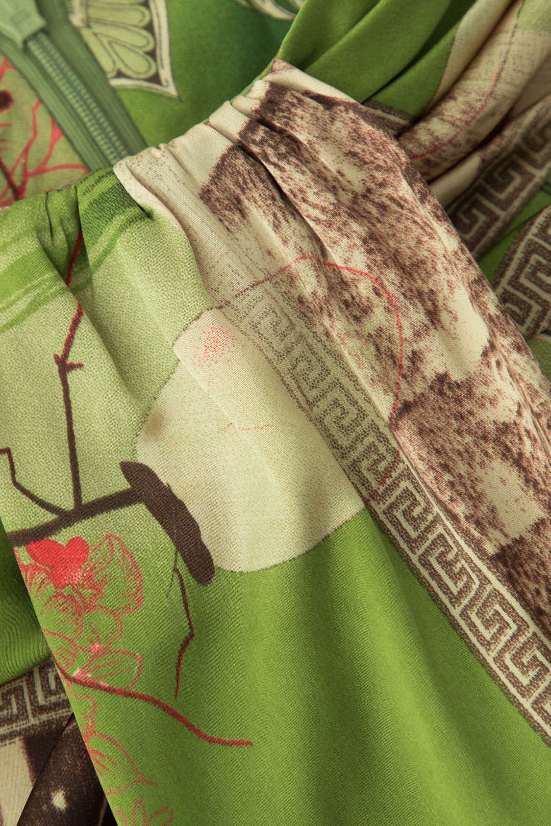 Floral Print Satin Midi Skirt sold by Micas product image thumbnail 4