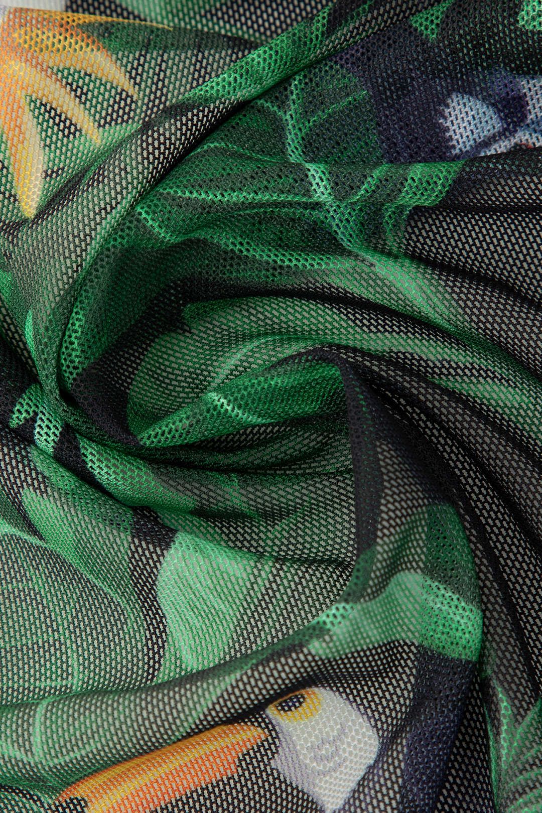 Tropical Print Halter Tie Bikini Swimsuit Set And Cover-up sold by Micas product image thumbnail 7