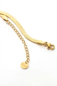 Emerald Snake Chain Necklace sold by Micas
