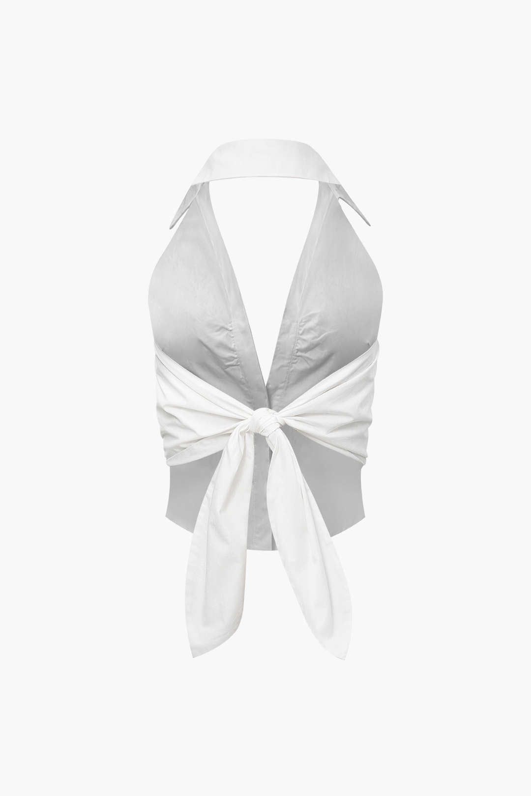 Knot Back Halter Sleeveless Shirt sold by Micas product image thumbnail 2
