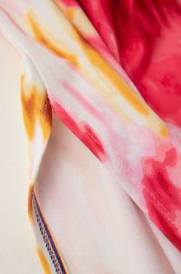 Tie Dye Knot Front Sleeveless Maxi Dress sold by Micas