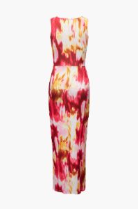 Tie Dye Knot Front Sleeveless Maxi Dress sold by Micas
