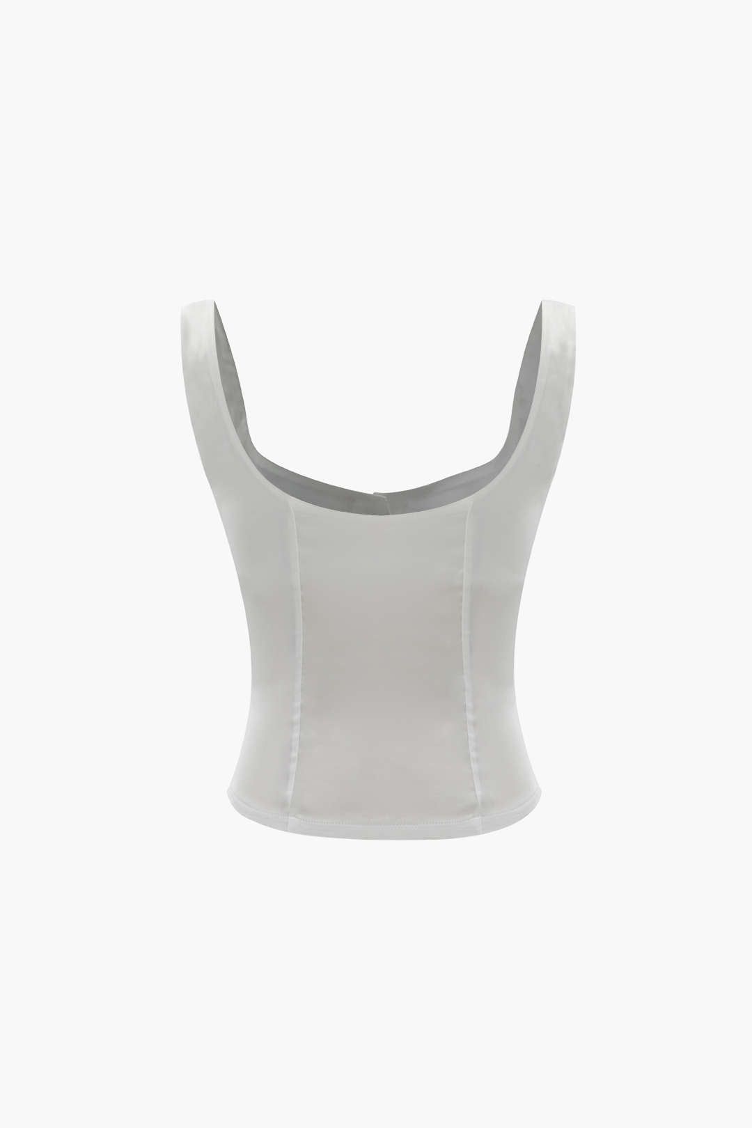 Square Neck Button Up Tank Top sold by Micas product image thumbnail 2