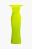 Flettet Halter Cowl Neck Rygløs Maxikjole sold by Micas