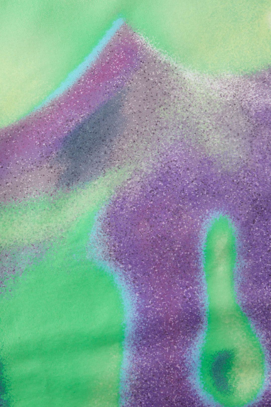 Printed Long Sleeve Crop Top sold by Micas product image thumbnail 3