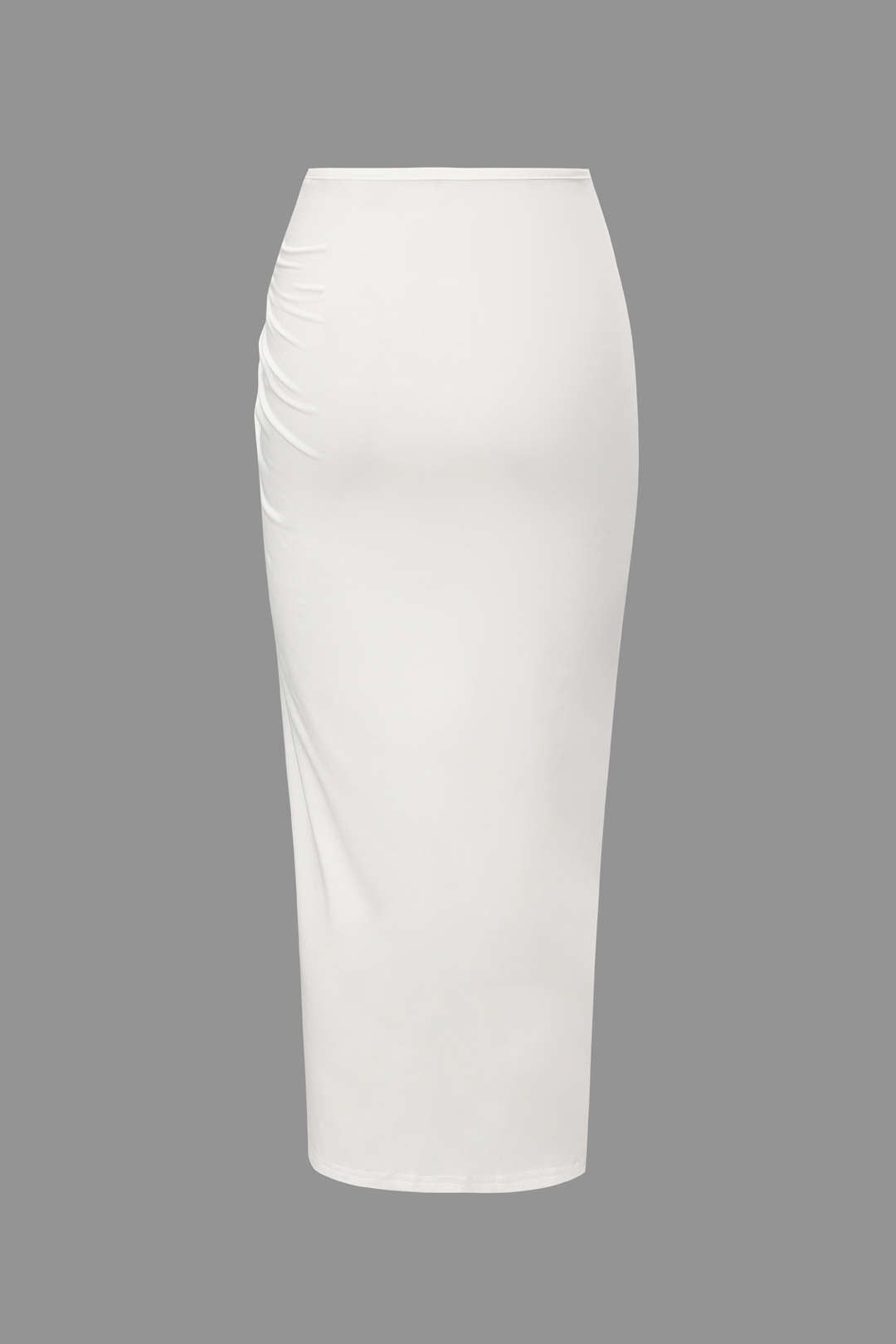 Twisted Long Sleeve Crop Top And Split Skirt Set sold by Micas product image thumbnail 5