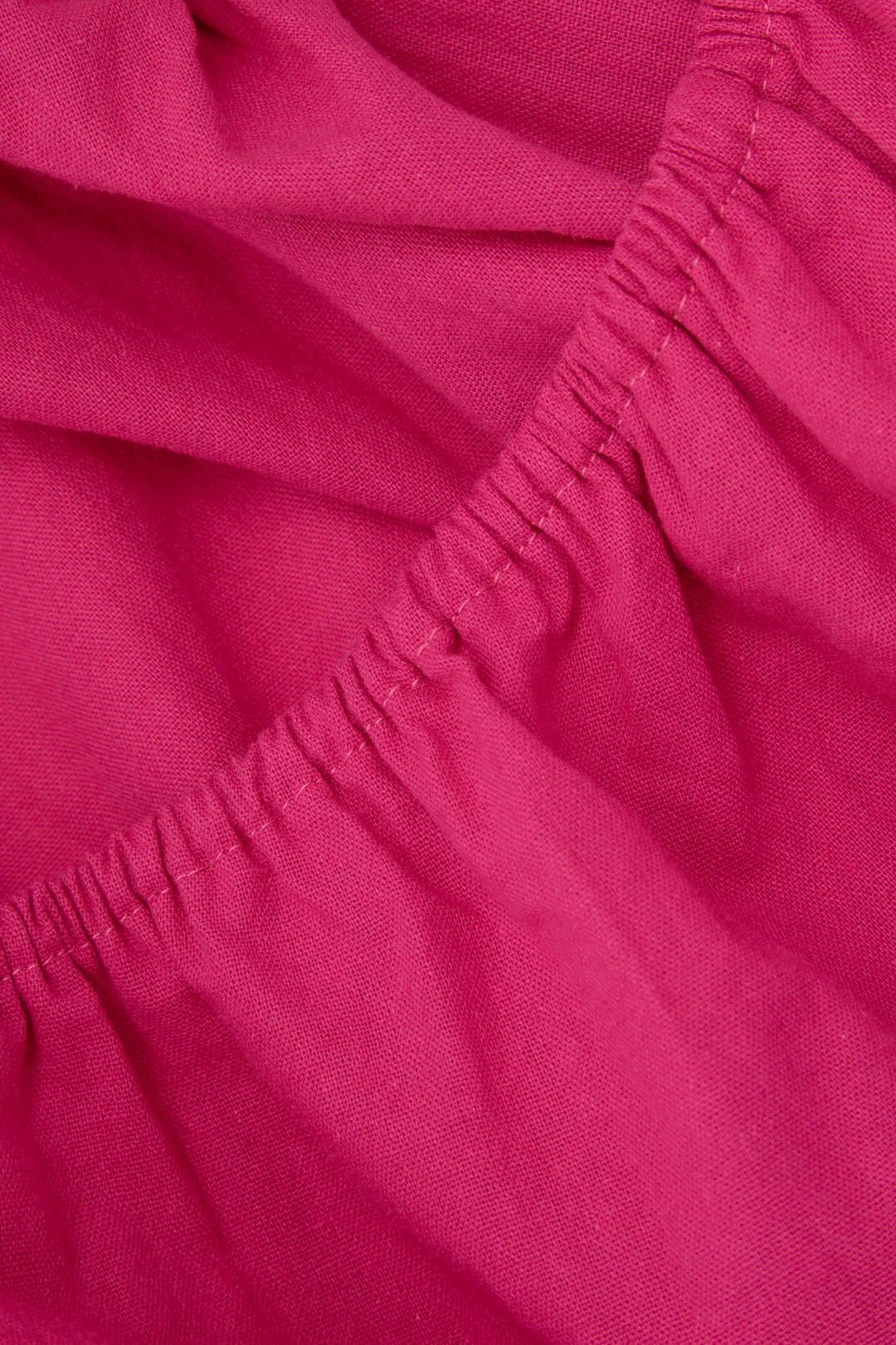 Linen-Blend Tie Back Cut Out Halter Maxi Dress sold by Micas product image thumbnail 3