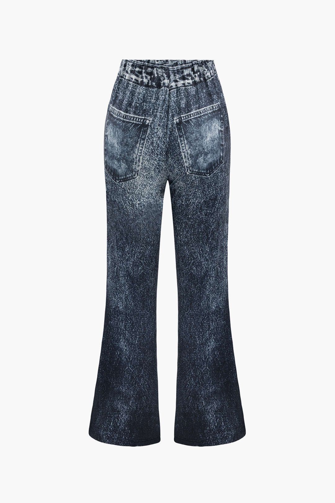 Denim Print Flare Pants sold by Micas product image thumbnail 2