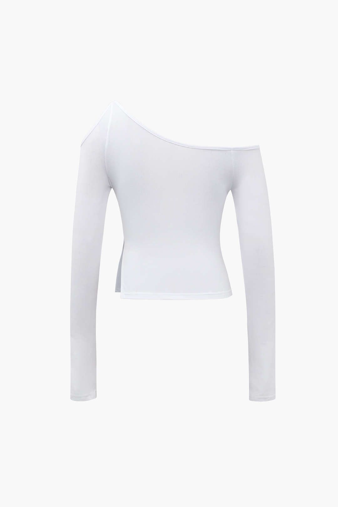 One Shoulder Side Slit Crop Top sold by Micas product image thumbnail 2