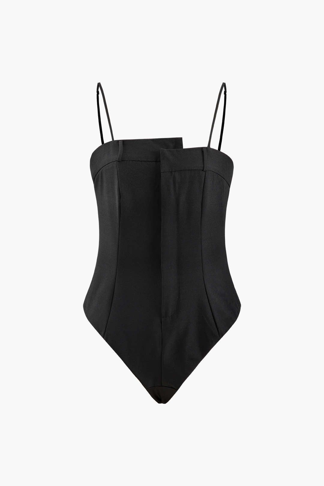 Adjustable Strap Asymmetric Bodysuit sold by Micas