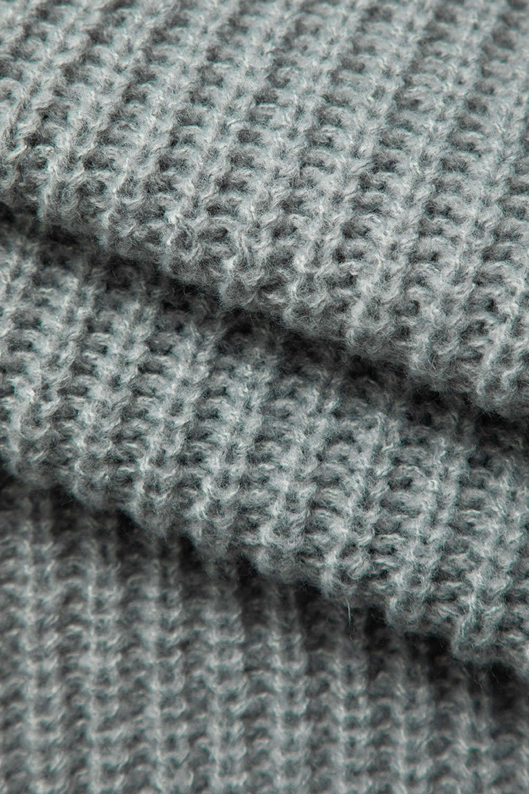 Stand Collar Long Sleeve Knit Coat sold by Micas product image thumbnail 4