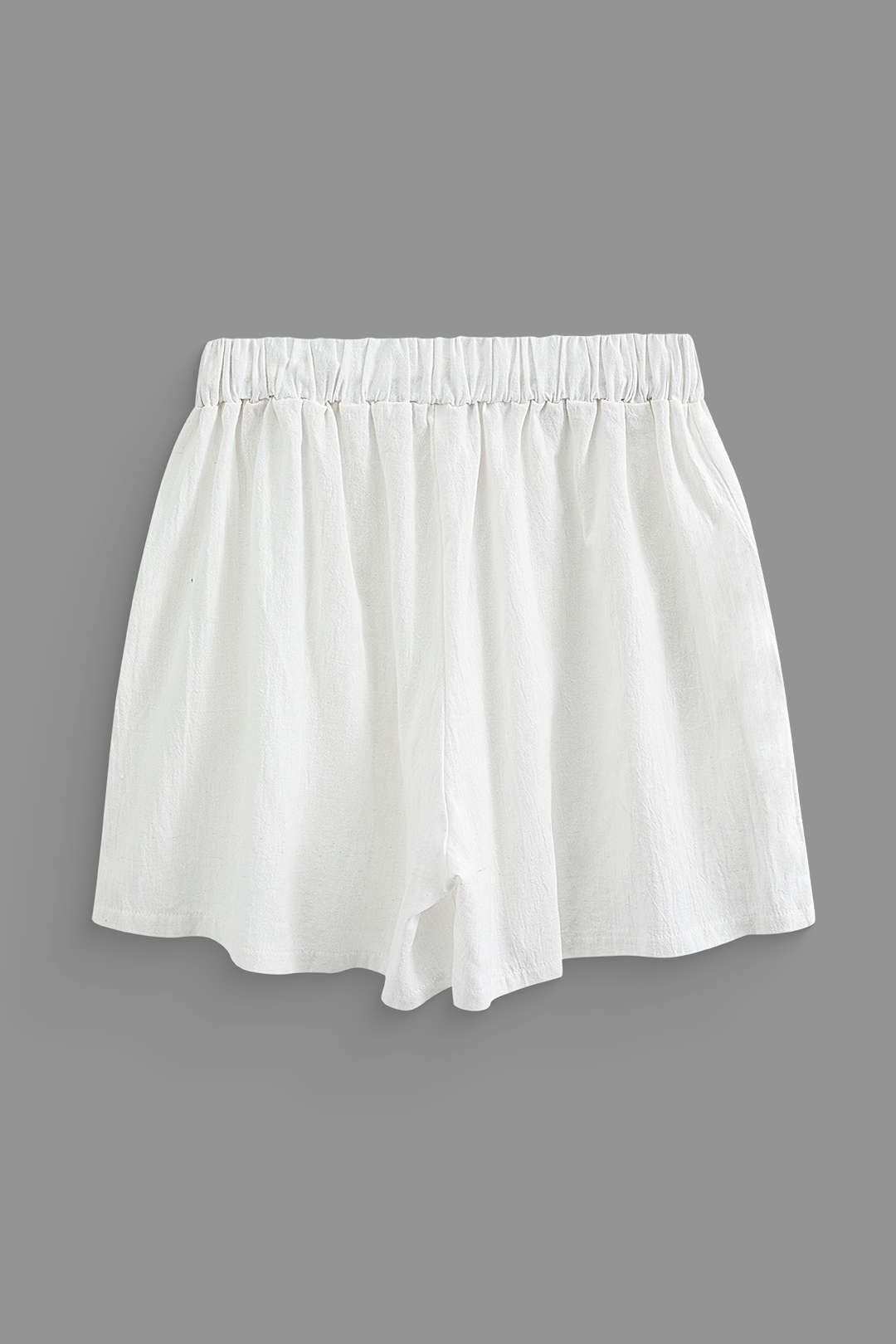 Round Neck T-shirt And Tie Waist Shorts Set sold by Micas product image thumbnail 5