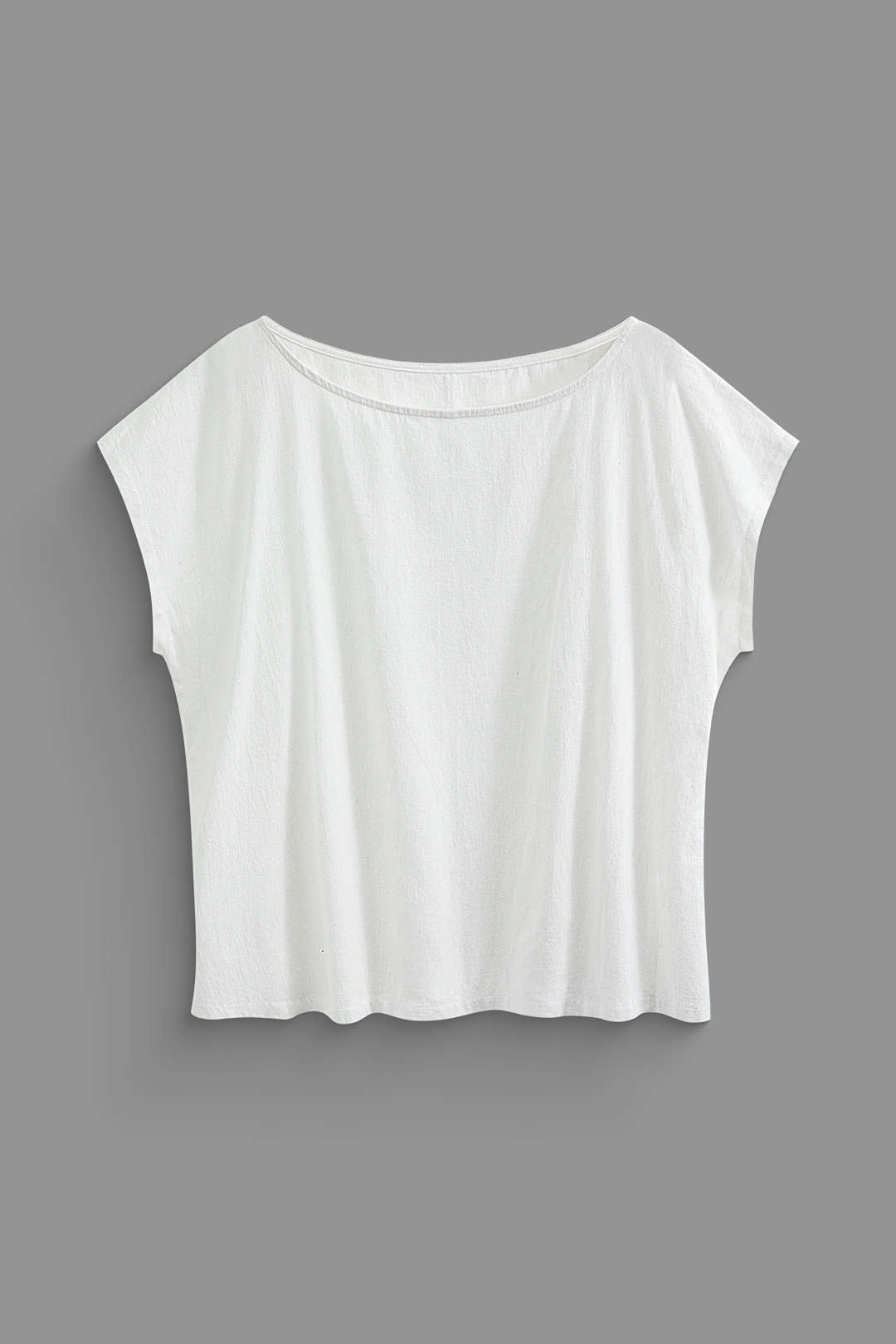 Round Neck T-shirt And Tie Waist Shorts Set sold by Micas product image thumbnail 2