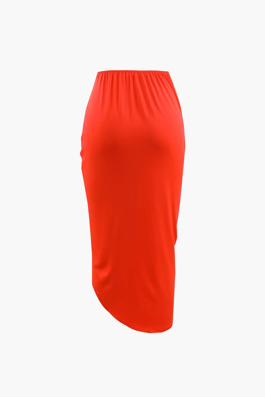 Drawstring Ruched Asymmetric Skirt sold by Micas product image thumbnail 2