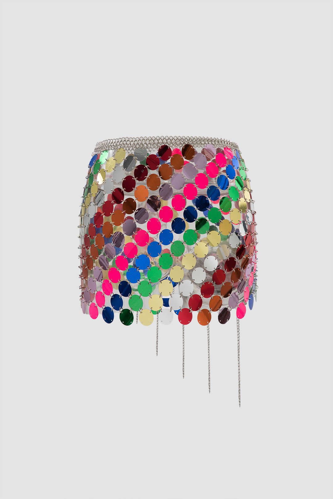 Multicolored Sequin Disc Mini Skirt sold by Micas product image thumbnail 2