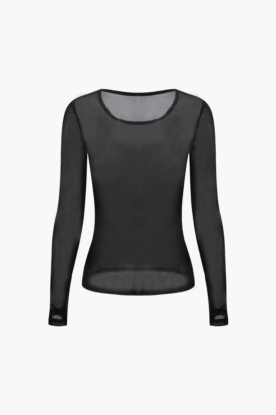 Sheer Mesh Long Sleeve Top sold by Micas product image thumbnail 2