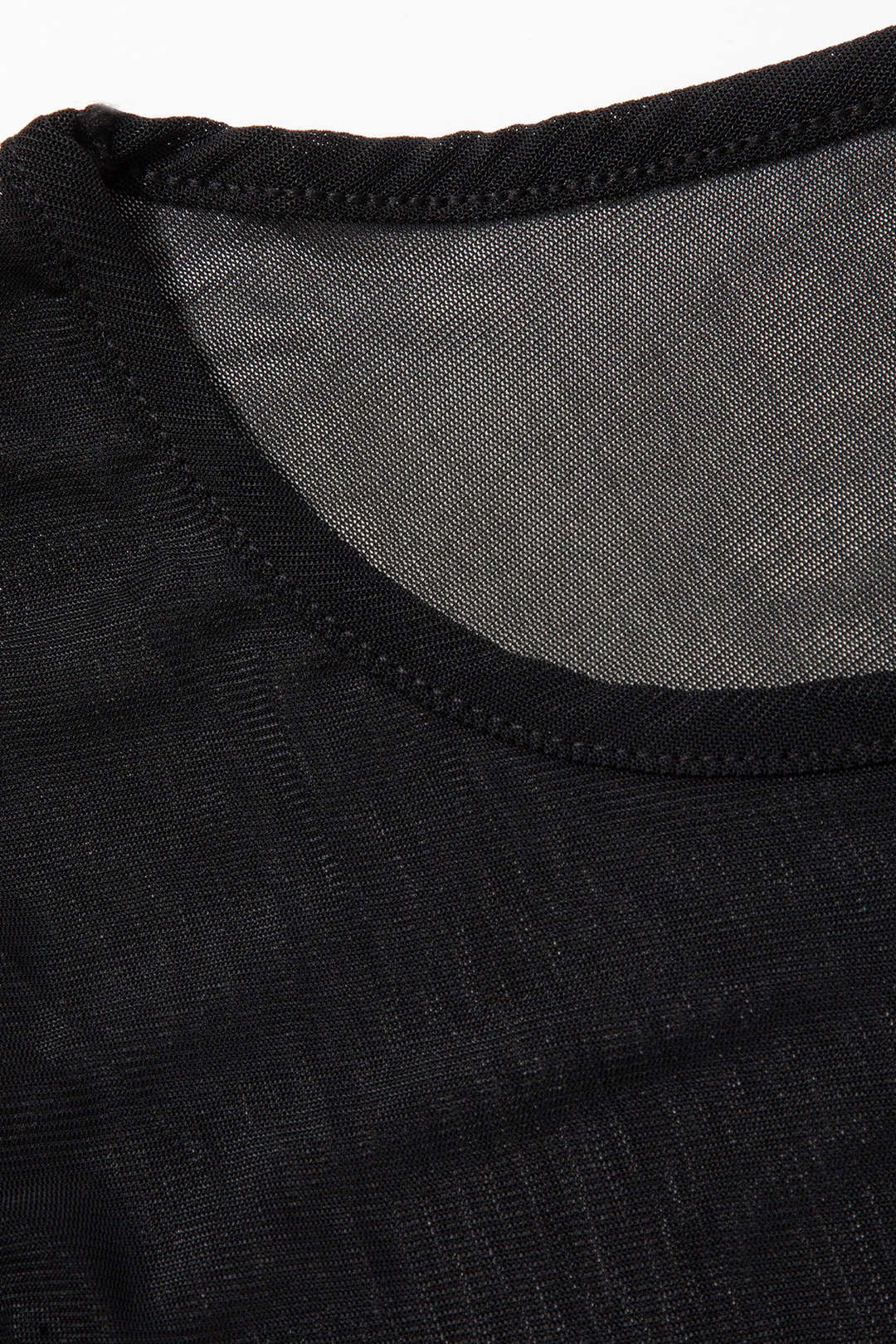 Sheer Mesh Long Sleeve Top sold by Micas product image thumbnail 3