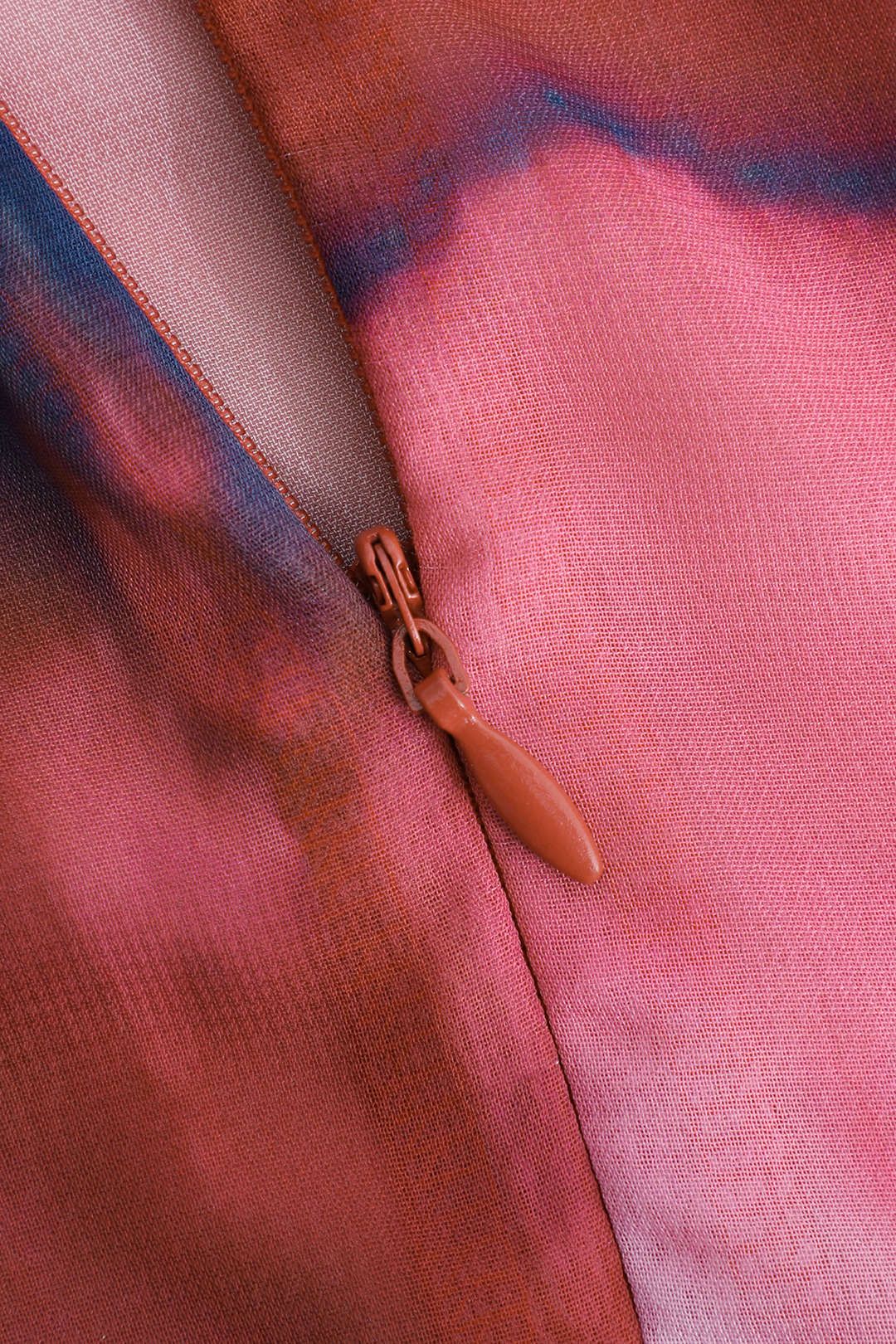 Abstract Print Lace Backless Maxi Dress sold by Micas product image thumbnail 5