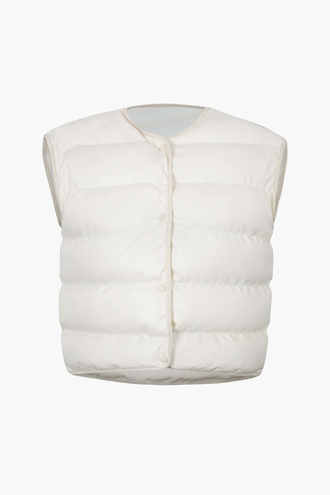 Buttoned Puffer Vest sold by Micas