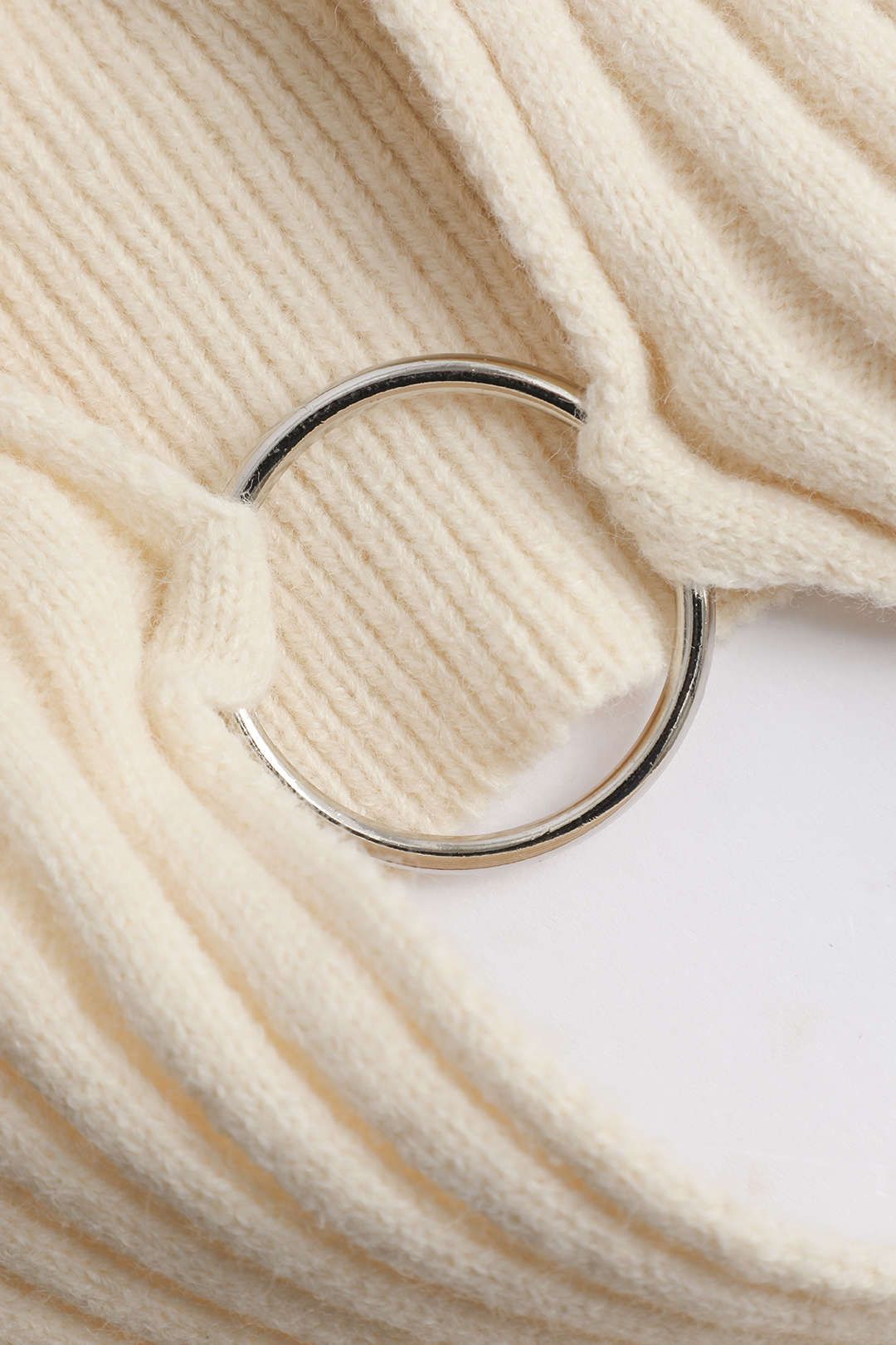 Turtleneck Cut Out Sleeveless Crop Top sold by Micas product image thumbnail 3